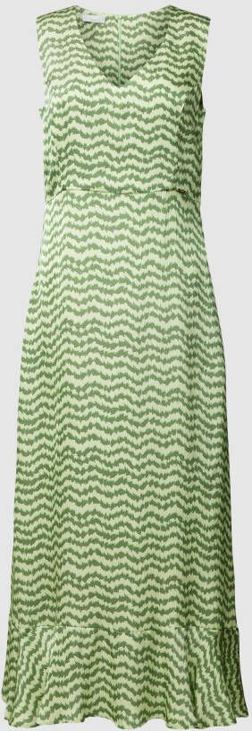CINQUE Midi-jurk van viscose met all-over motief model 'CIILENIE'