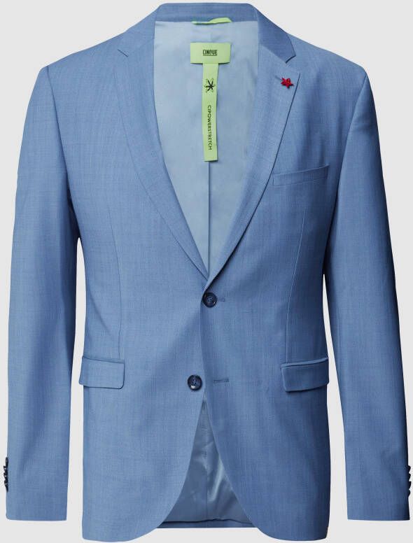 CINQUE Regular fit 2-knoops colbert met scheerwol model 'Cimonopoli'