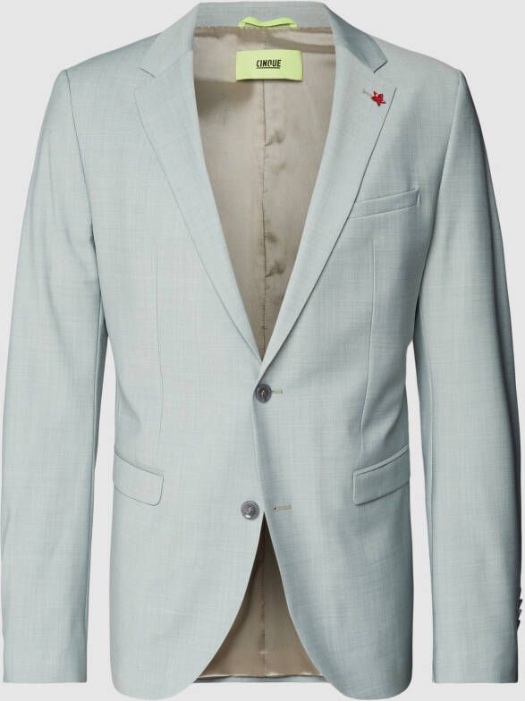 CINQUE Regular fit 2-knoops colbert met scheerwol model 'Cimonopoli'