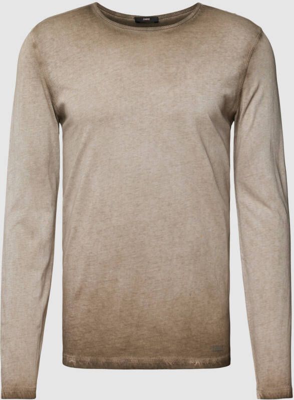 CINQUE Shirt met lange mouwen en logopatch model 'Dust'