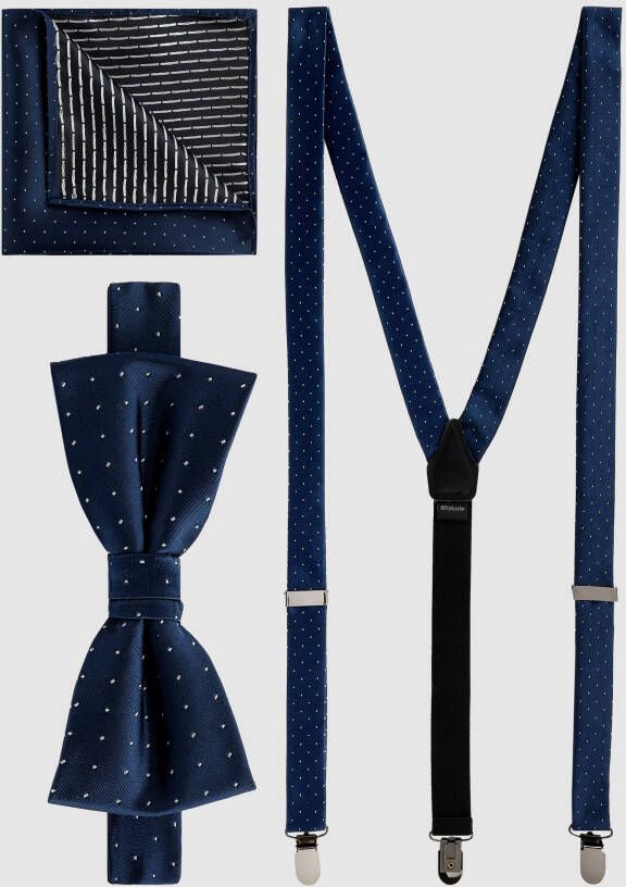 CINQUE Strik pochet en bretels in een set model 'Carlo'
