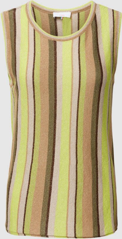 CINQUE Top van viscosemix met effectgaren model 'CISTRY'