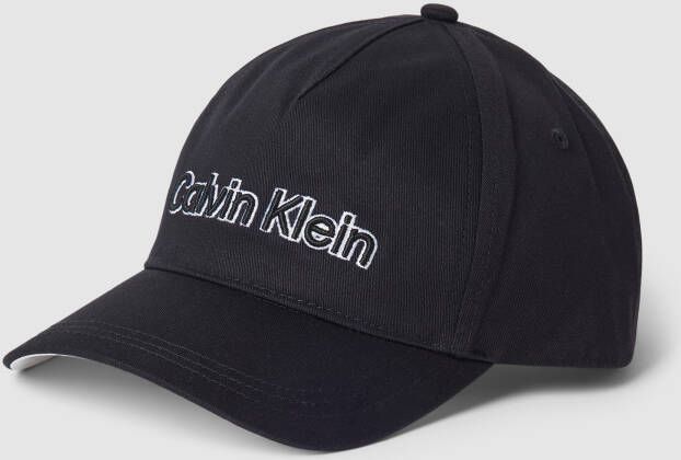 CK Calvin Klein Baseballpet met labeldetail