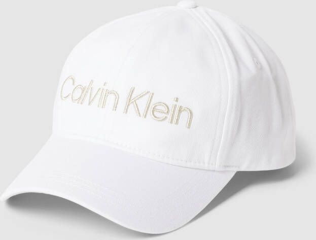 CK Calvin Klein Baseballpet met labelstitching