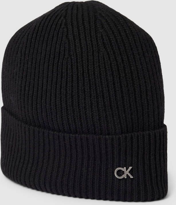 CK Calvin Klein Beanie met labeldetail