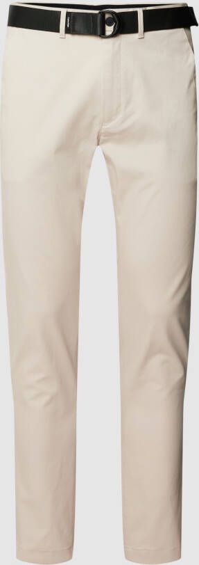 CK Calvin Klein Chino inclusief riem model 'Twill'