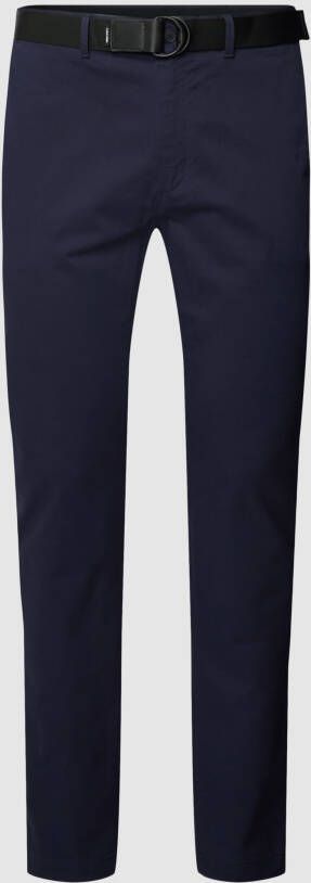 Calvin Klein Moderne Twill Slim Chino Blauw Blue Heren