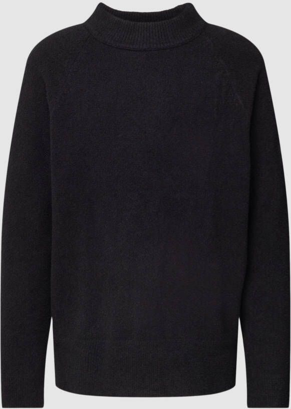 CK Calvin Klein Gebreide pullover met opstaande kraag model 'BOUCLE'