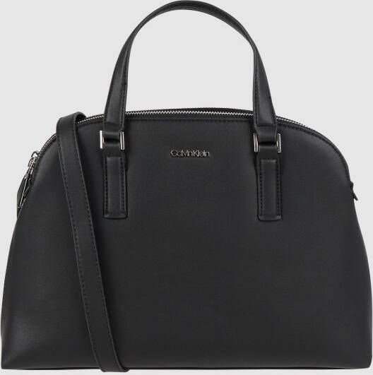 Calvin Klein Zwarte dameshandtas met meerdere compartimenten Black Dames