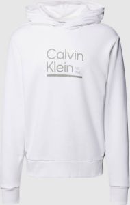 Calvin Klein Hoodie CONTRAST LINE LOGO HOODIE met logoprint