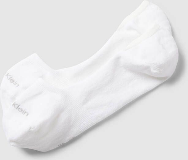 Calvin Klein Jeans Enkelsokken CK MEN FOOTIE MID CUT 2P Versterkte hiel en teen voor extra duurzaamheid (2 paar)