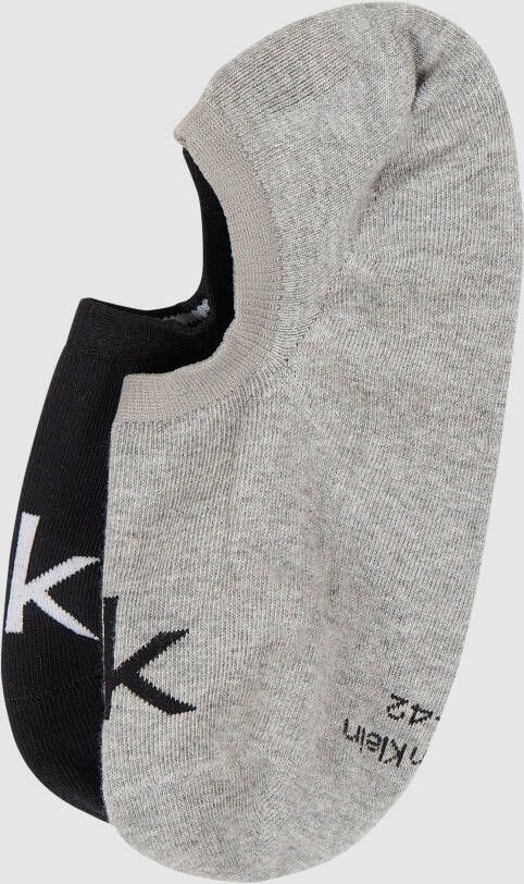 CK Calvin Klein Sokken in gemêleerde look model 'FINLEY FOOTIE'