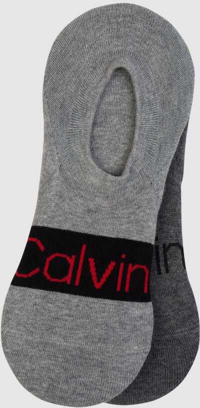 CK Calvin Klein Kousenvoetjes met stretch in een set van 2 paar