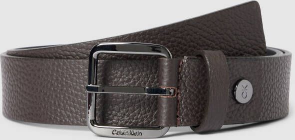 CK Calvin Klein Leren riem met labeldetail model 'CONCISE