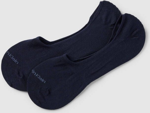 Calvin Klein Jeans Enkelsokken CK MEN FOOTIE MID CUT 2P Versterkte hiel en teen voor extra duurzaamheid (2 paar)