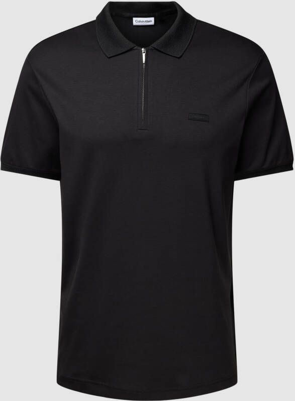 CK Calvin Klein Poloshirt met labeldetail model 'SMOOTH'