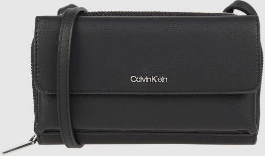 CK Calvin Klein Portemonnee in leerlook