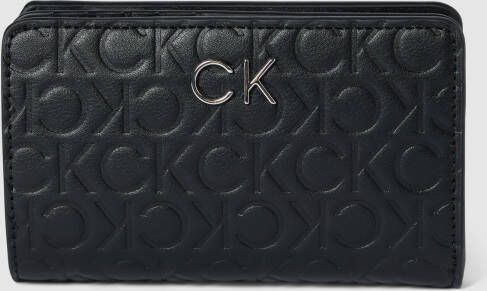 CK Calvin Klein Portemonnee met all-over logo model 'BIFOLD'