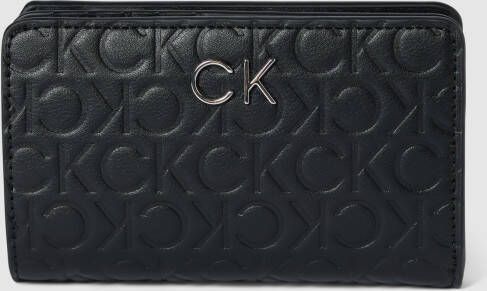 Calvin Klein Elegante zwarte portemonnee met RFID-blokkering Black Dames