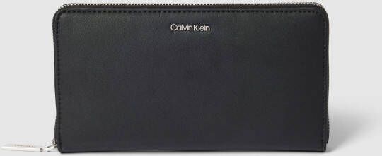 CK Calvin Klein Portemonnee met labeldetail model 'MUST'