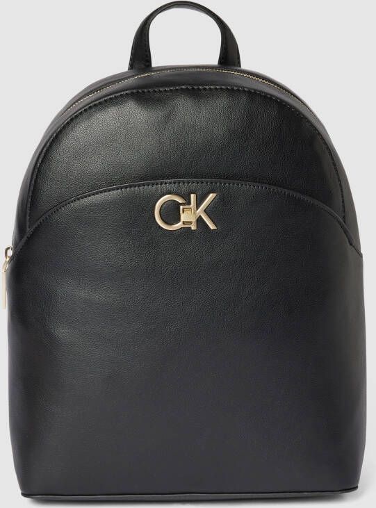 CK Calvin Klein Rugzak in leerlook model 'RE-LOCK'