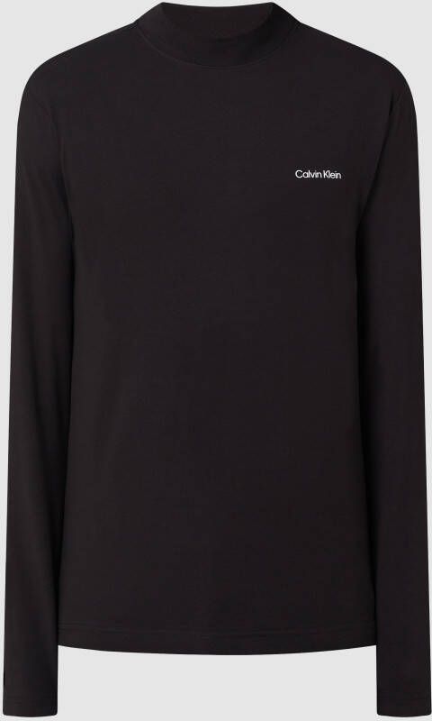 CK Calvin Klein Shirt met lange mouwen en opstaande kraag