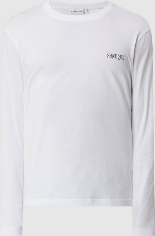 CK Calvin Klein Shirt met lange mouwen van katoen