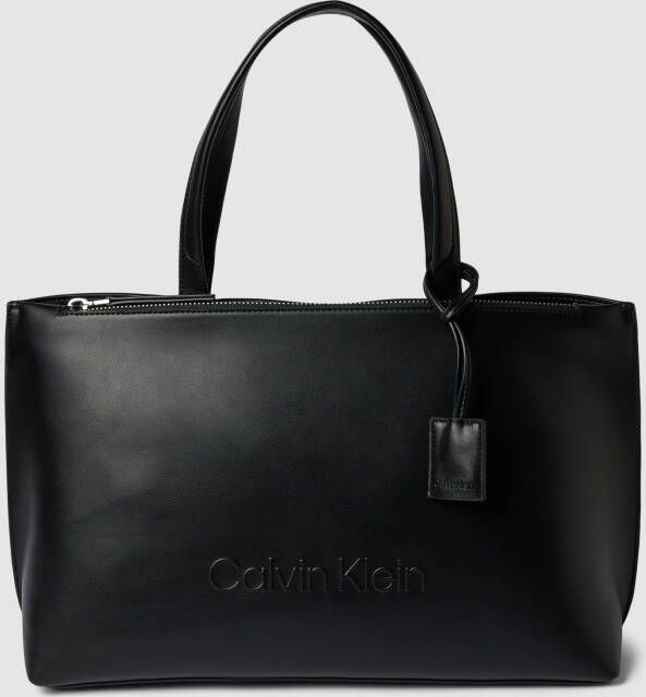 Calvin Klein Shoppers Ck Set Shopper Medium in zwart
