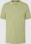 CALVIN KLEIN Heren Polo's & T-shirts Stretch Pique Tipping Slim Polo Groen - Thumbnail 2