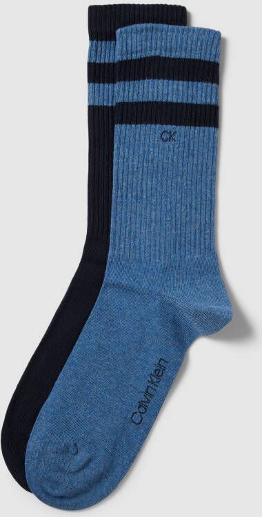 CK Calvin Klein Sokken met labeldetail in een set van 2 paar