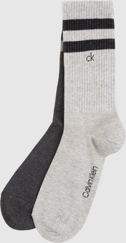 CK Calvin Klein Sokken van katoenmix in een set van 2 paar
