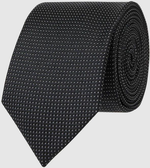 CK Calvin Klein Zijden stropdas met geweven motief (6 4 cm)