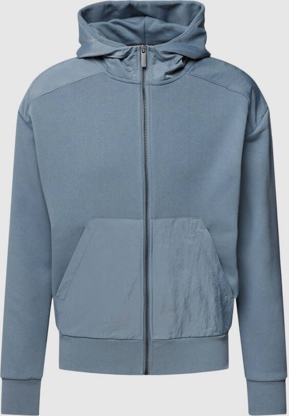 CK Calvin Klein Sweatjack met contrastgarnering
