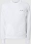 Calvin Klein Heren witte hoodie met micro logo White Heren - Thumbnail 1