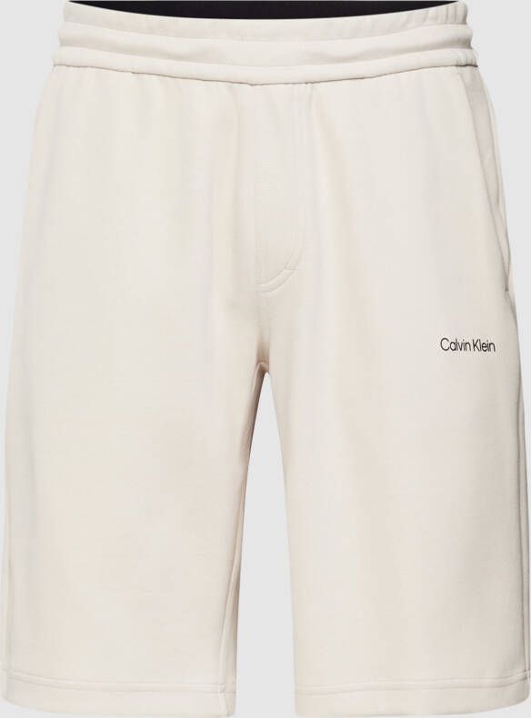 CK Calvin Klein Sweatshorts met labelprint