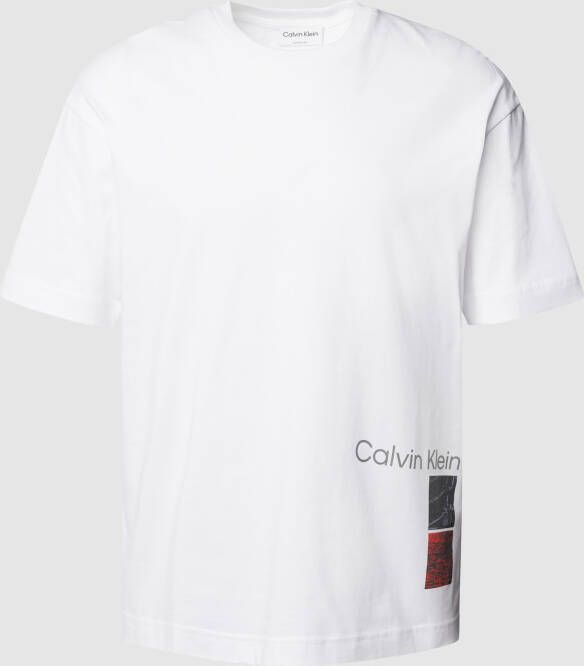 CK Calvin Klein T-shirt met motiefprint model 'PHOTO SIDE'