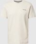 Calvin Klein Biologisch katoenen T-shirts en Polos Beige Heren - Thumbnail 1
