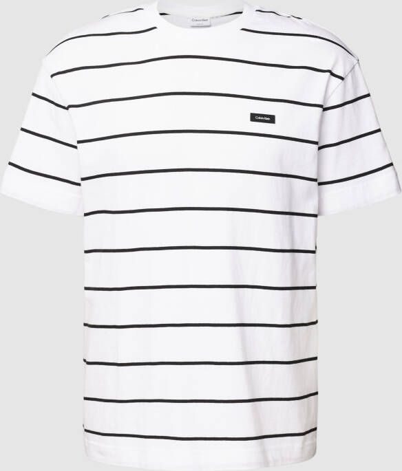 CK Calvin Klein T-shirt met streepmotief