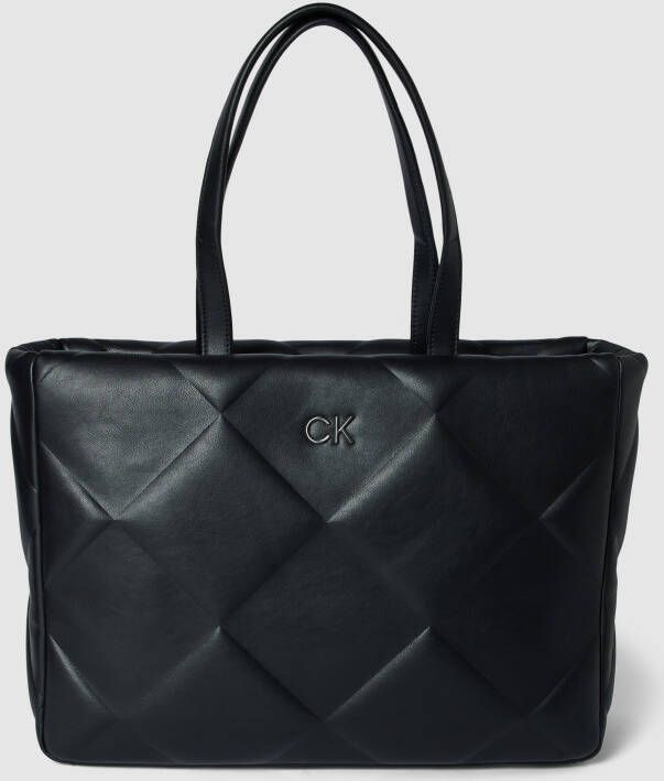 CK Calvin Klein Tote bag met structuurmotief model 'QUILT'
