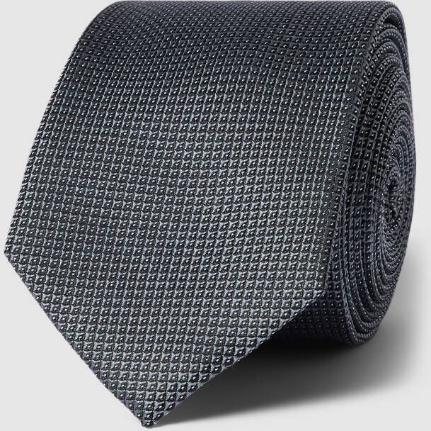 CK Calvin Klein Zijden stropdas met geweven motief (6 4 cm)