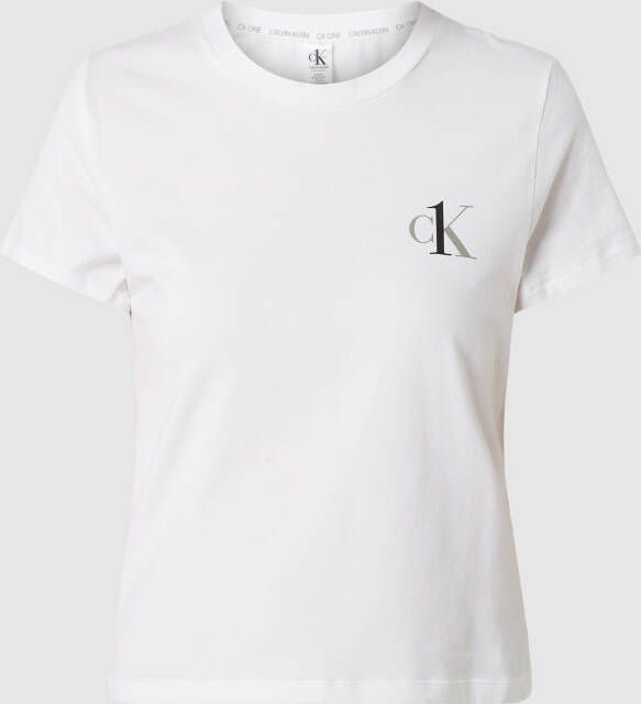 Calvin Klein T-shirt CK ONE LOUNGE met kleine ck logoprint