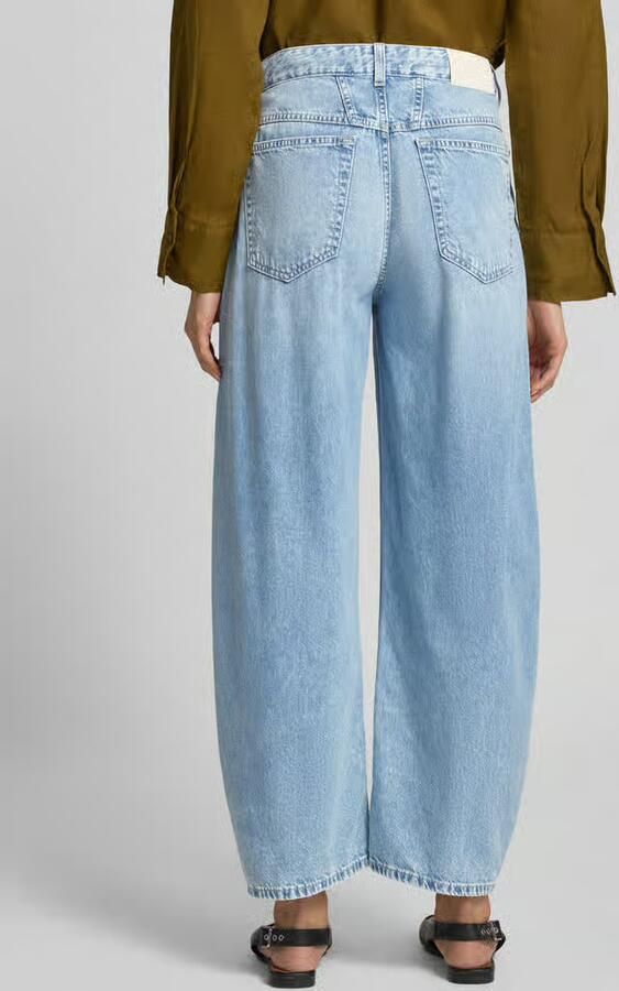 Closed barrel fit jeans met labeldetail model 'JAZZIE'