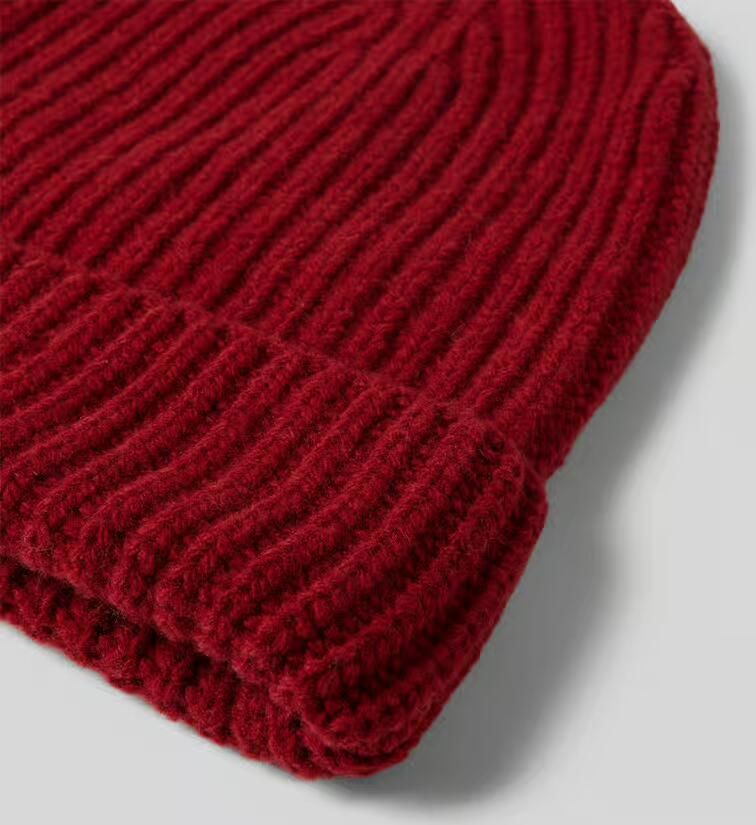 Closed Beanie met labeldetail - Foto 2