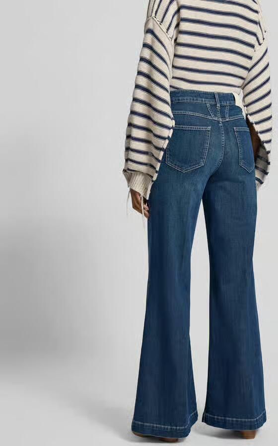 Closed Flared fit jeans met logopatch - Foto 3