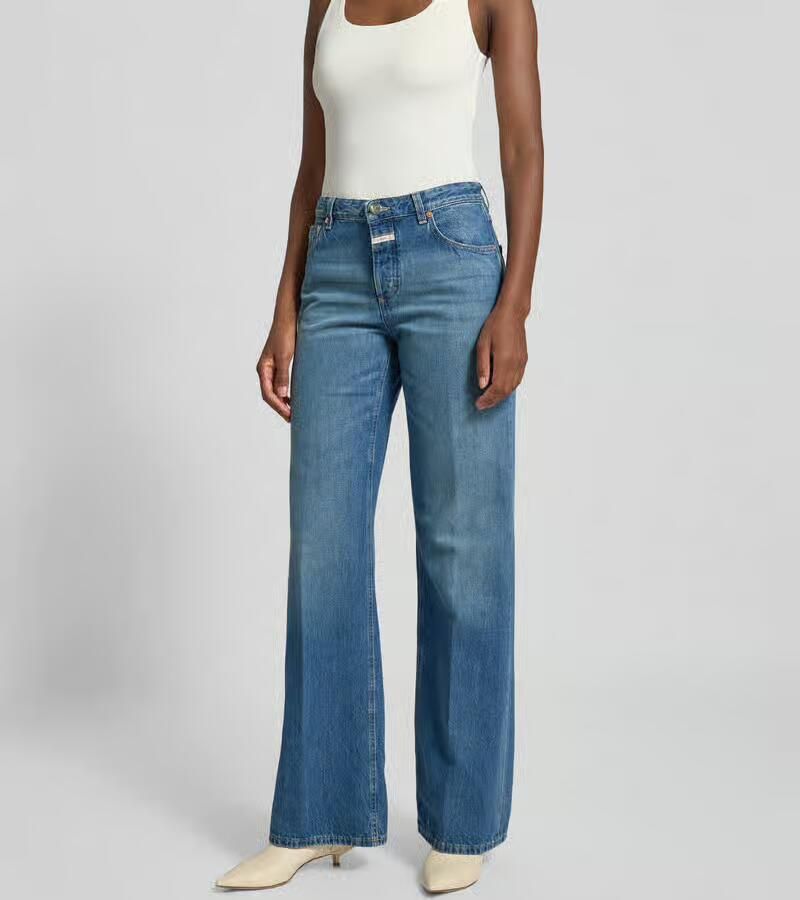 Closed Flared fit jeans met logopatch - Foto 2