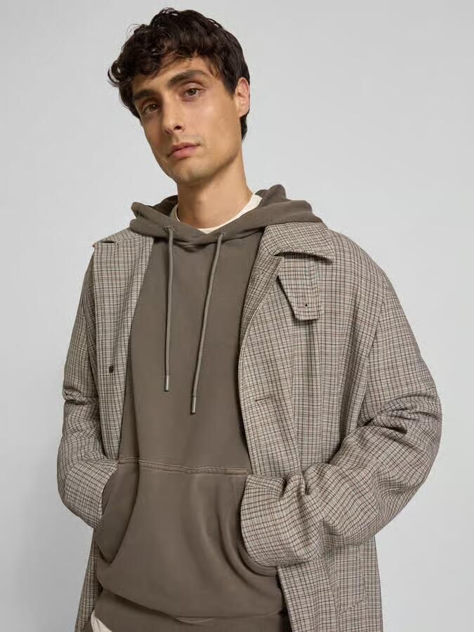 Closed Hoodie met kangoeroezak