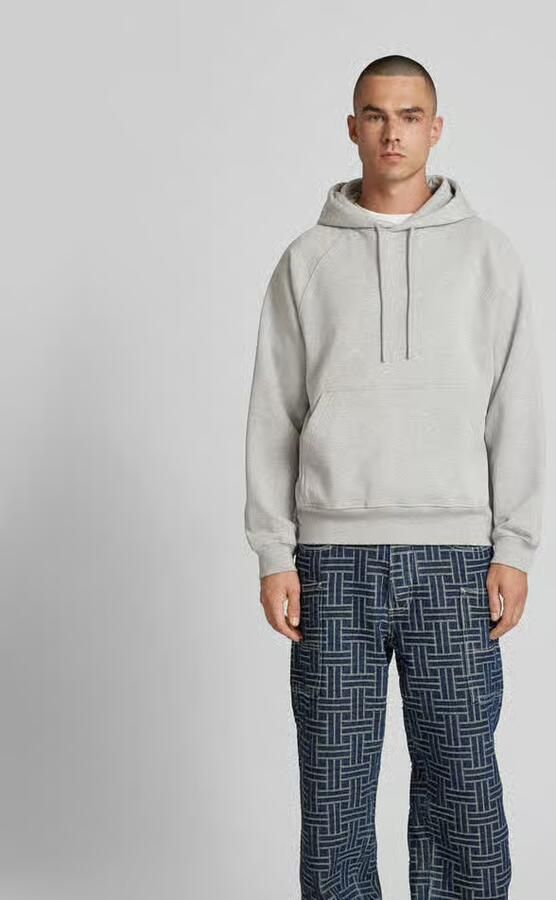 Closed hoodie met kangoeroezak - Foto 2