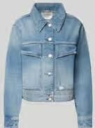 Closed Jeansjack met knoopsluiting