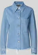 Closed Jeansjack met knoopsluiting