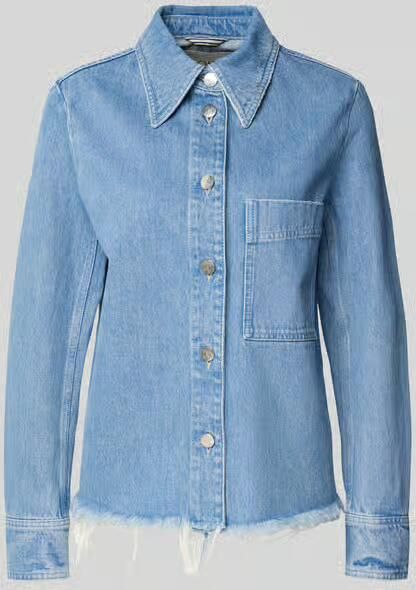 Closed Jeansjack met knoopsluiting - Foto 2